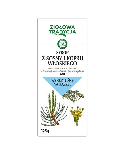 ZIOŁOWA TRADYCJA Syrop z sosny i kopru włoskiego, 125 g